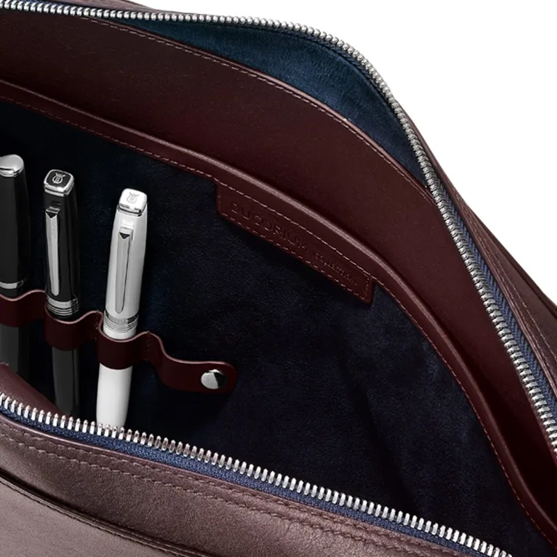 Lapis Bard Ducorium Spencer 14-inch Slim Laptop Business Bag - Bordeaux