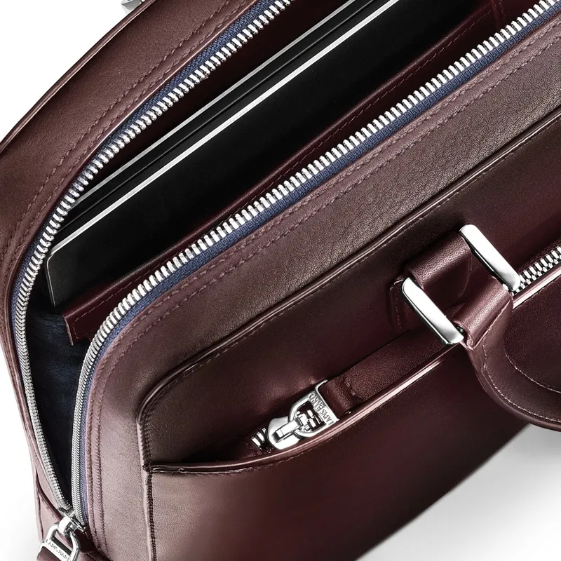 Lapis Bard Ducorium Spencer 14-inch Slim Laptop Business Bag - Bordeaux
