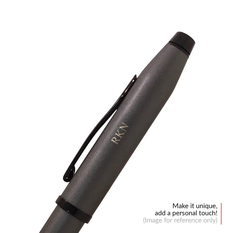 Cross AT0085-115 Century II Rollerball Pen Gunmetal Grey with Black Trims