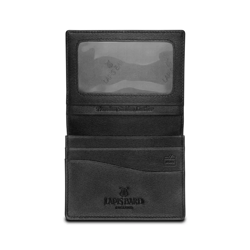Lapis Bard Belgravia Business Card Holder with RFID Black