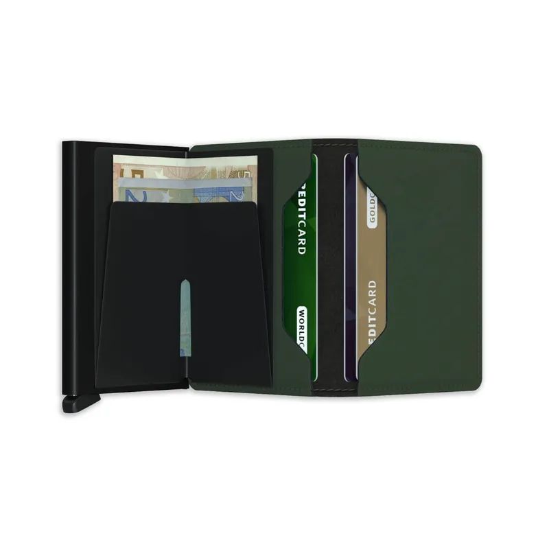 Secrid Slimwallet Matte - Green and Black