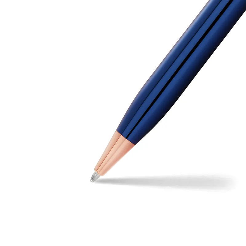 Cross AT0082Wg-138 Century II Translucent Lacquer Ballpoint Pen Cobalt Blue