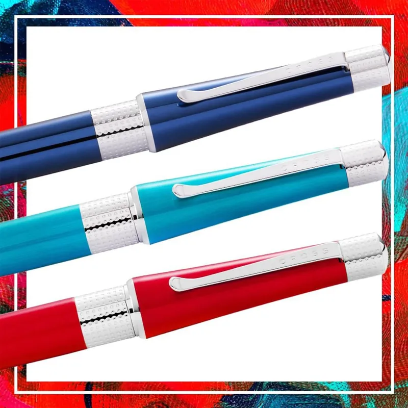 Cross AT0492-27 Beverly Translucent Lacquer Ballpoint Pen Red
