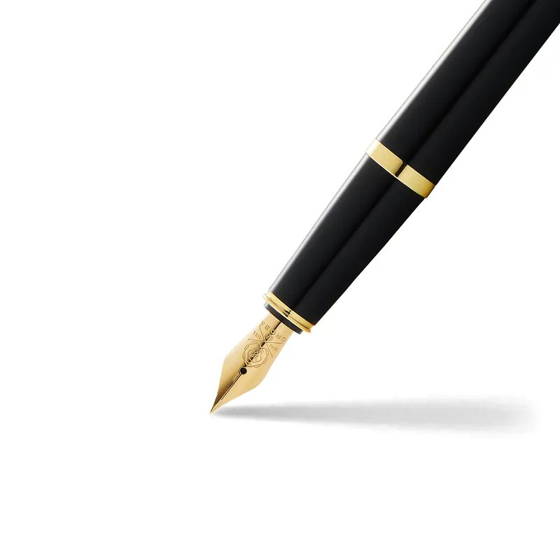 Cross AT0746-9MF Bailey Light Fountain Pen Black