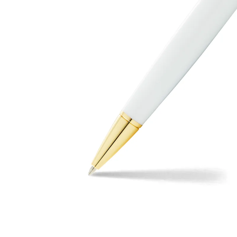 Cross AT0742-10 Bailey Light Ballpoint Pen White