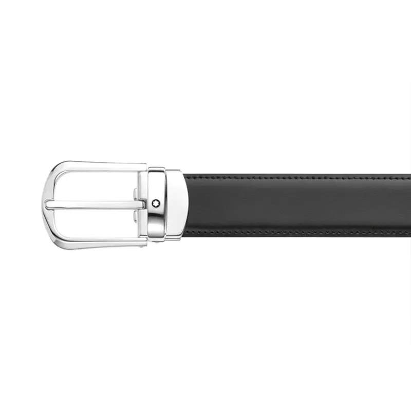 Montblanc 114412 Reversible Leather Belt (30mm) Black/Brown