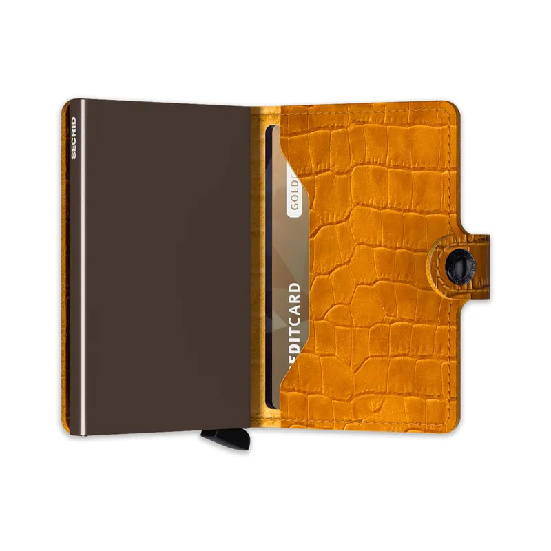 Secrid Cleo Miniwallet Ochre Brown