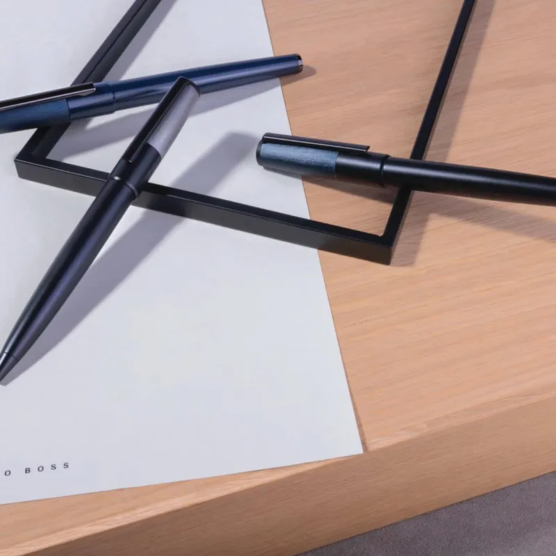 Hugo Boss Gear Minimal Rollerball Pen Navy