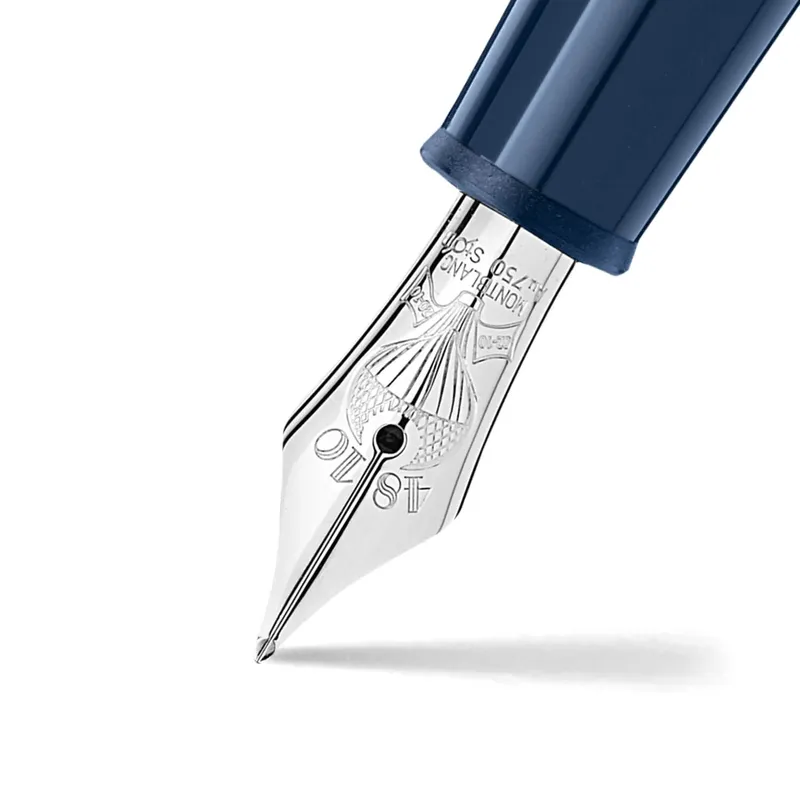 Montblanc 126343 MeisterstÃ¼ck Classique 'Around The World In 80 Days' Fountain Pen (14K Fine) Blue