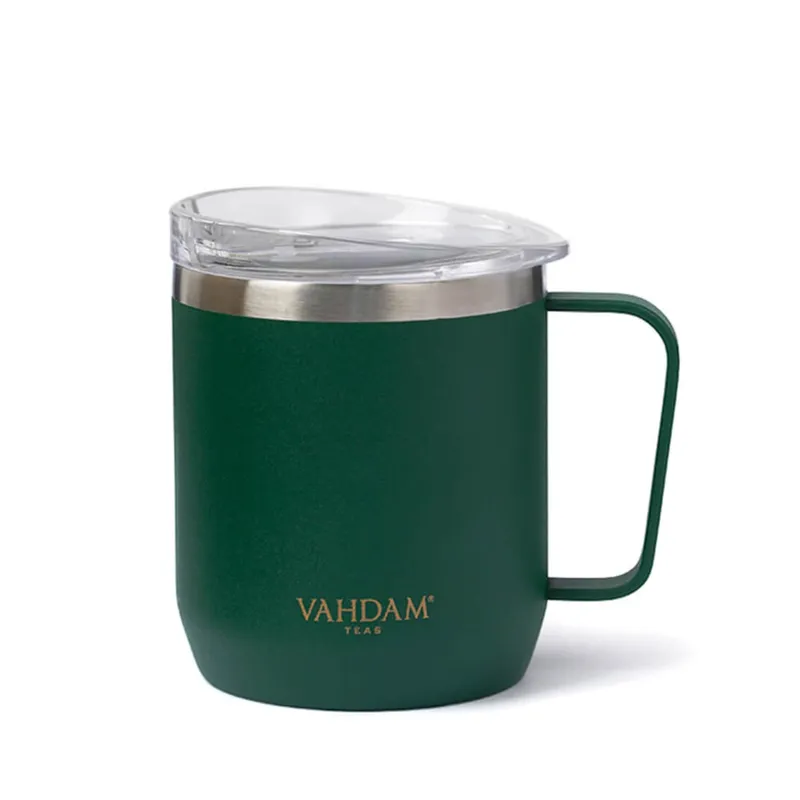 Vahdam Drift Mug (300 ml) Dark Green