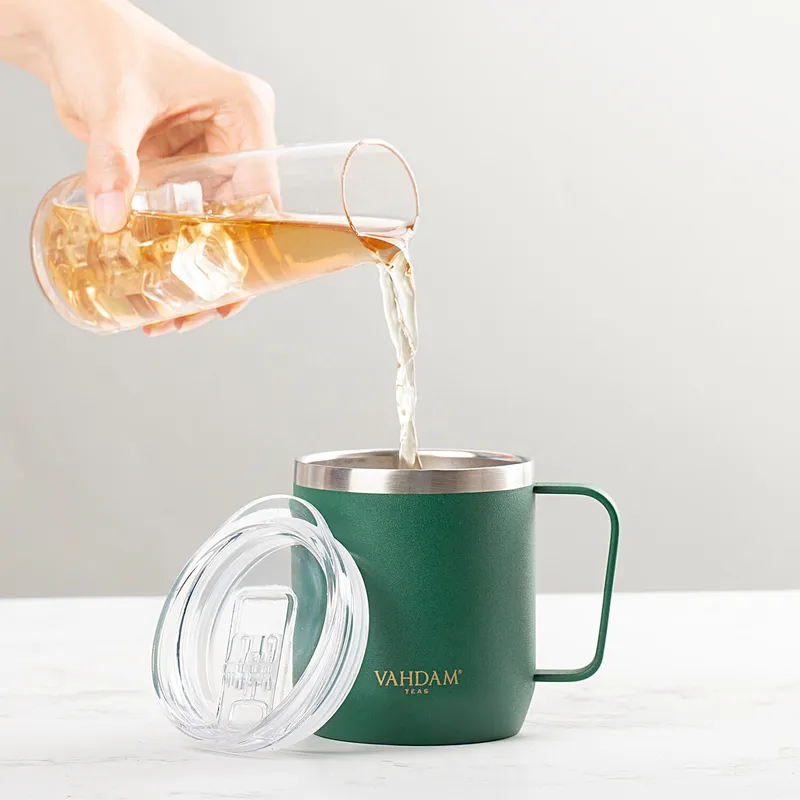 Vahdam Drift Mug (300 ml) Dark Green