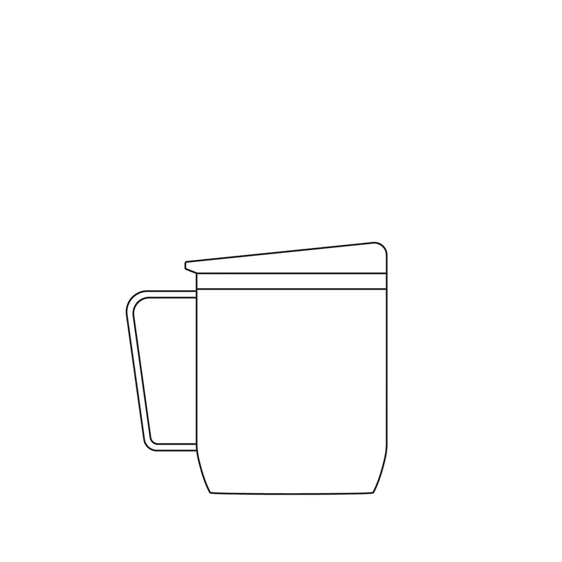 Vahdam Drift Mug (300 ml) Dark Green