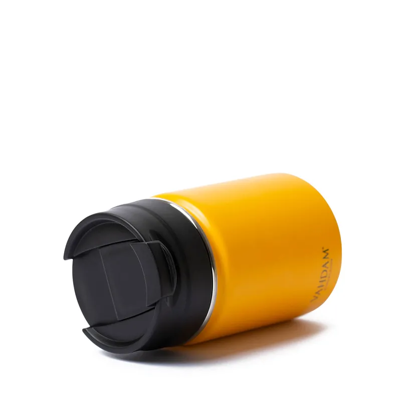 Vahdam Vitality Flip Bottle (260 ml) Yellow