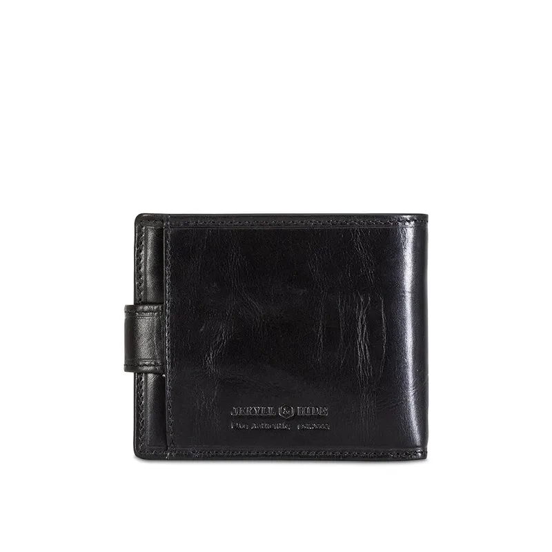 Jekyll & Hide 2791OXBLG Oxford Leather Wallet Black