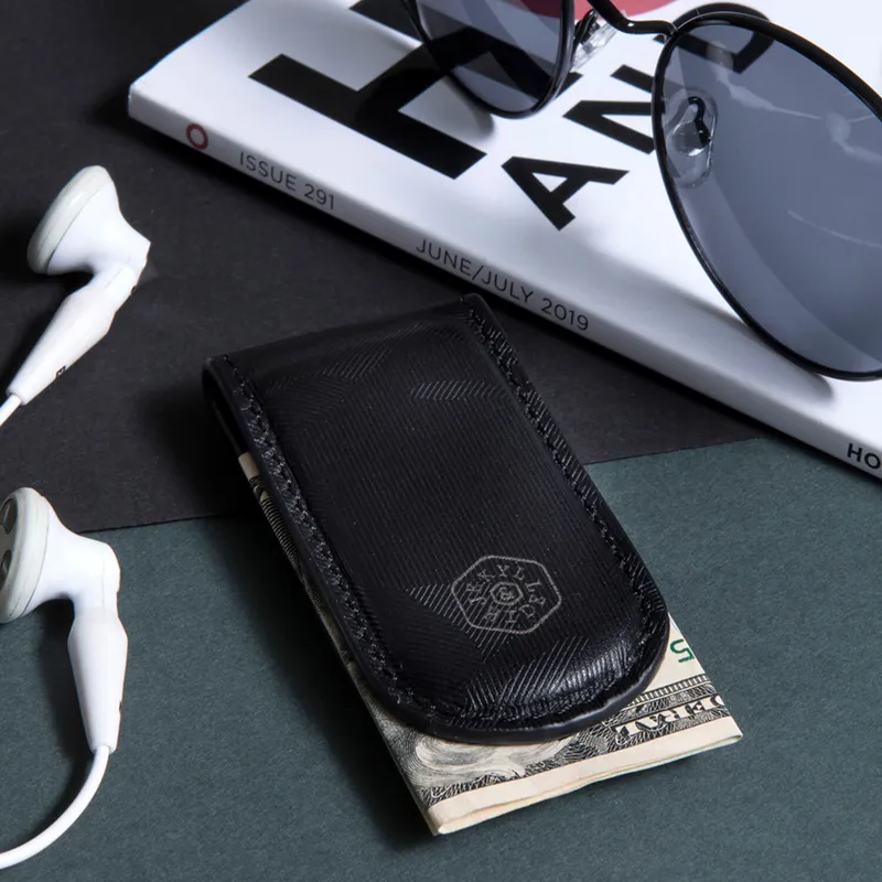 Jekyll & Hide 3222HACA Havana Leather Money Clip Wallet Camo