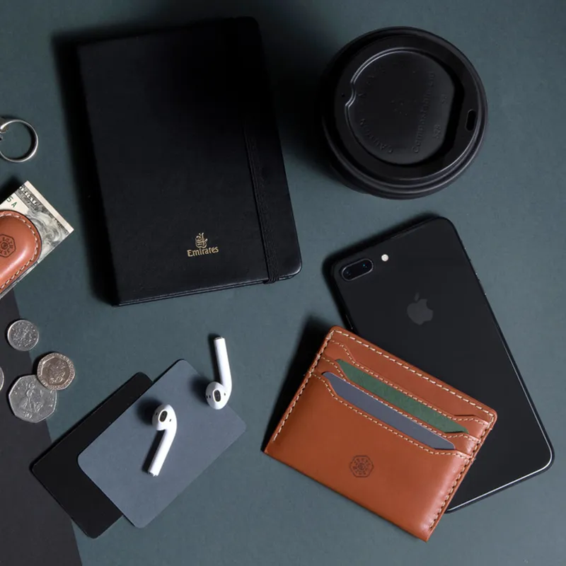 Jekyll & Hide 2628ROTA Roma Leather Money Clip Card Holder Tan