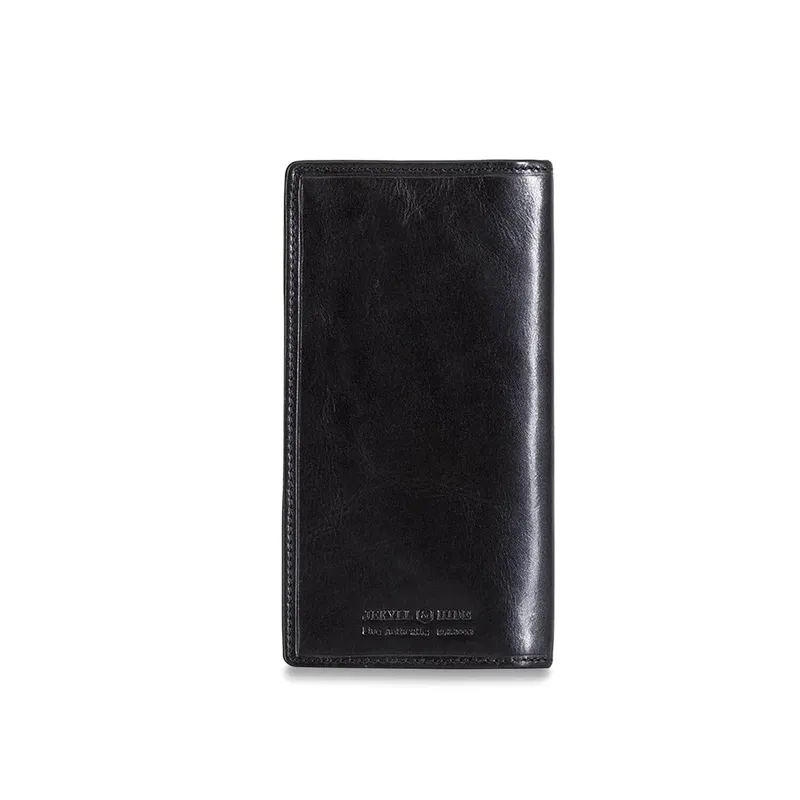 Jekyll & Hide 9733OXBL Oxford Large Leather Travel and Mobile Wallet Black