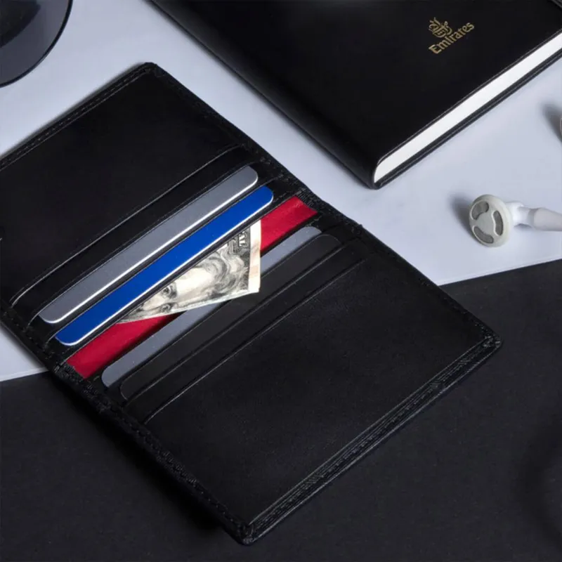 Jekyll & Hide 4294HACAG Havana Slim Bifold Leather Card Holder Camo