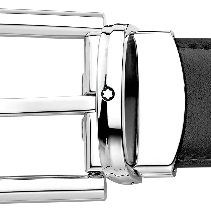 Montblanc 123890 Reversible Leather Belt (30mm) Black/Brown