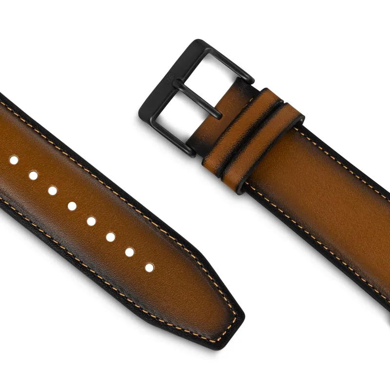 Lapis Bard Leather Apple Watch Strap - Brown