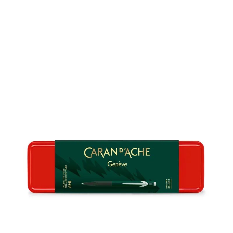 Caran d'Ache 849 Limited Edition Wonder Forest Ballpoint Pen - Green