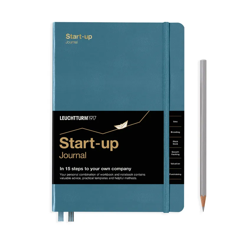 Leuchttrum1917 A5 Startup Journal - Stone Blue