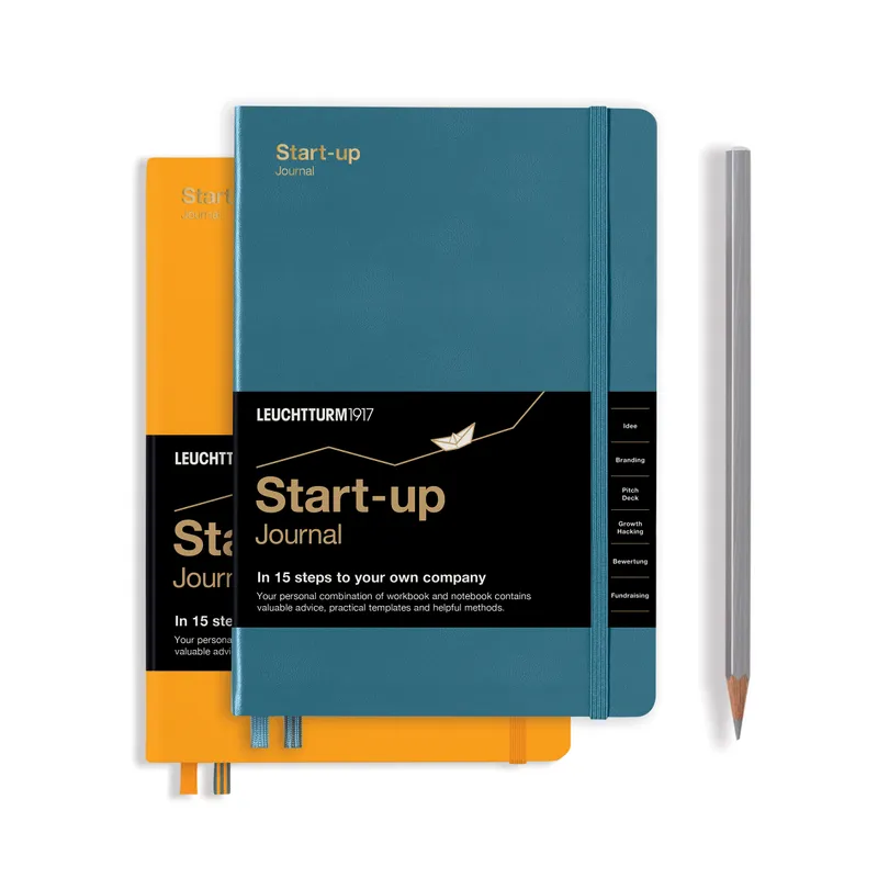 Leuchttrum1917 A5 Startup Journal - Stone Blue