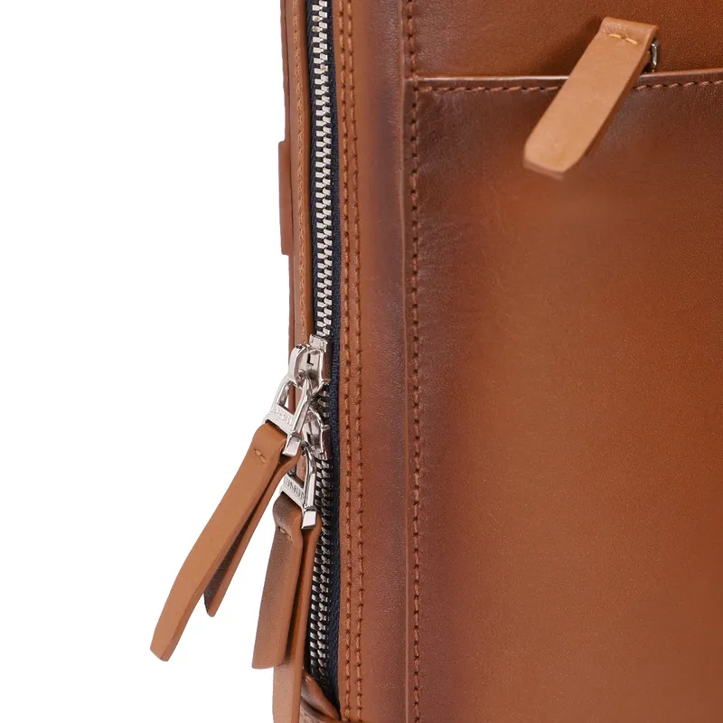 Lapis Bard Ducorium Spencer 15-inch Slim Laptop Business Bag - Cognac