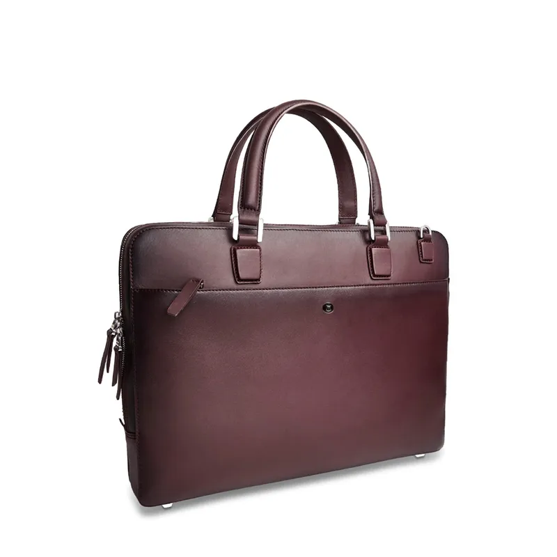 Lapis Bard Ducorium Spencer 15-inch Slim Laptop Business Bag - Bordeaux