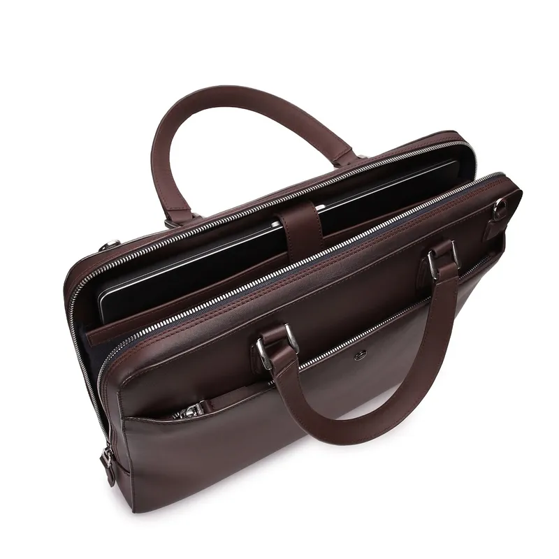 Lapis Bard Ducorium Spencer 15-inch Slim Laptop Business Bag - Bordeaux