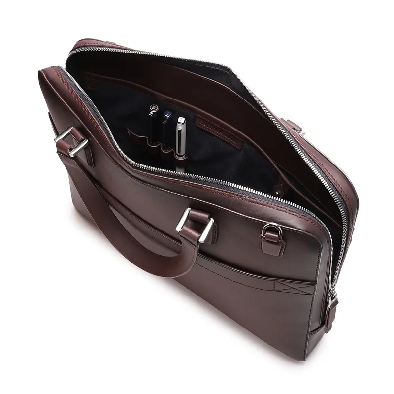 Lapis Bard Ducorium Spencer 15-inch Slim Laptop Business Bag - Bordeaux
