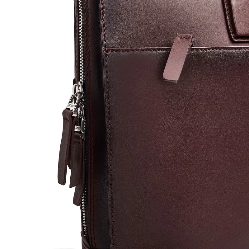 Lapis Bard Ducorium Spencer 15-inch Slim Laptop Business Bag - Bordeaux