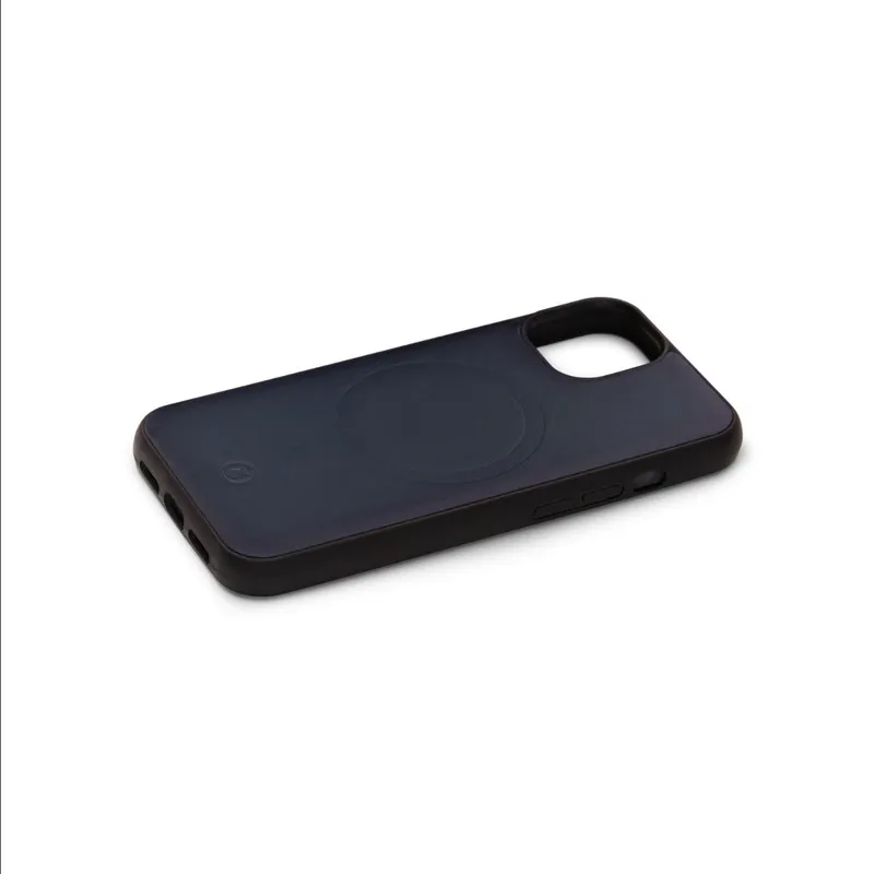 Lapis Bard Ducorium Leather iPhone 13 Case - Navy Blue