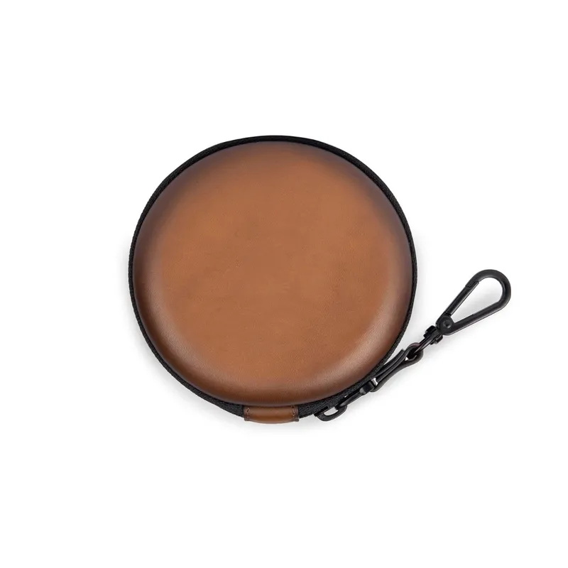 Lapis Bard Ducorium Leather Cable Organiser - Cognac