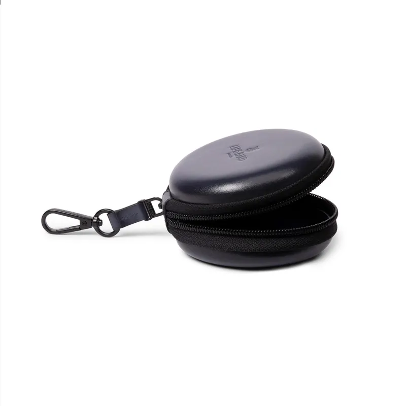 Lapis Bard Ducorium Leather Cable Organiser - Navy Blue