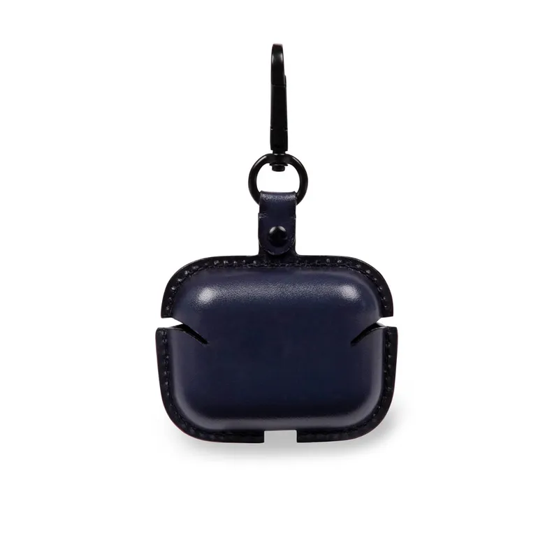 Lapis Bard Ducorium Leather AirPod Pro Case - Navy Blue