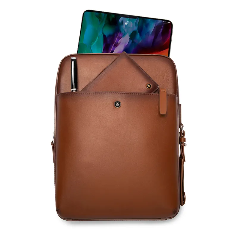 Lapis Bard Ducorium Kent Crossbody Travel Bag - Cognac