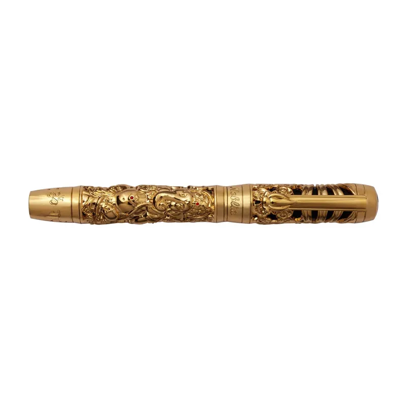 Noblia Limited Edition Ganesha Fountain Pen (Medium) Gold