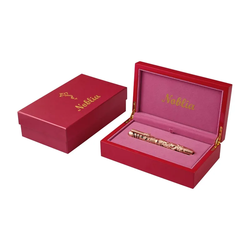 Noblia Limited Edition Ganesha Fountain Pen (Medium) Rose Gold