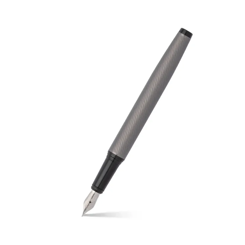 Hugo Boss Filament Fountain Pen (Medium) - Gunmetal