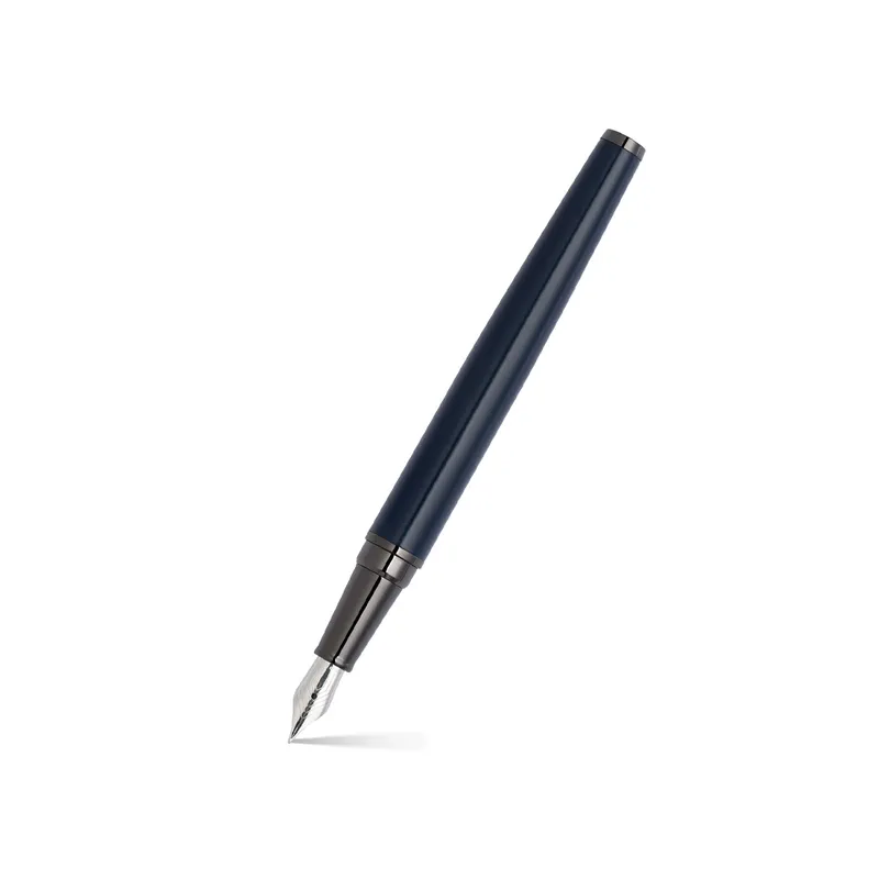 Hugo Boss Gear Minimal Fountain Pen (Medium) - Navy
