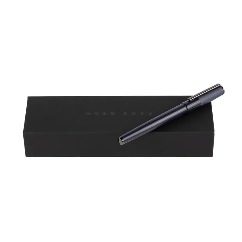 Hugo Boss Gear Minimal Fountain Pen (Medium) - Navy
