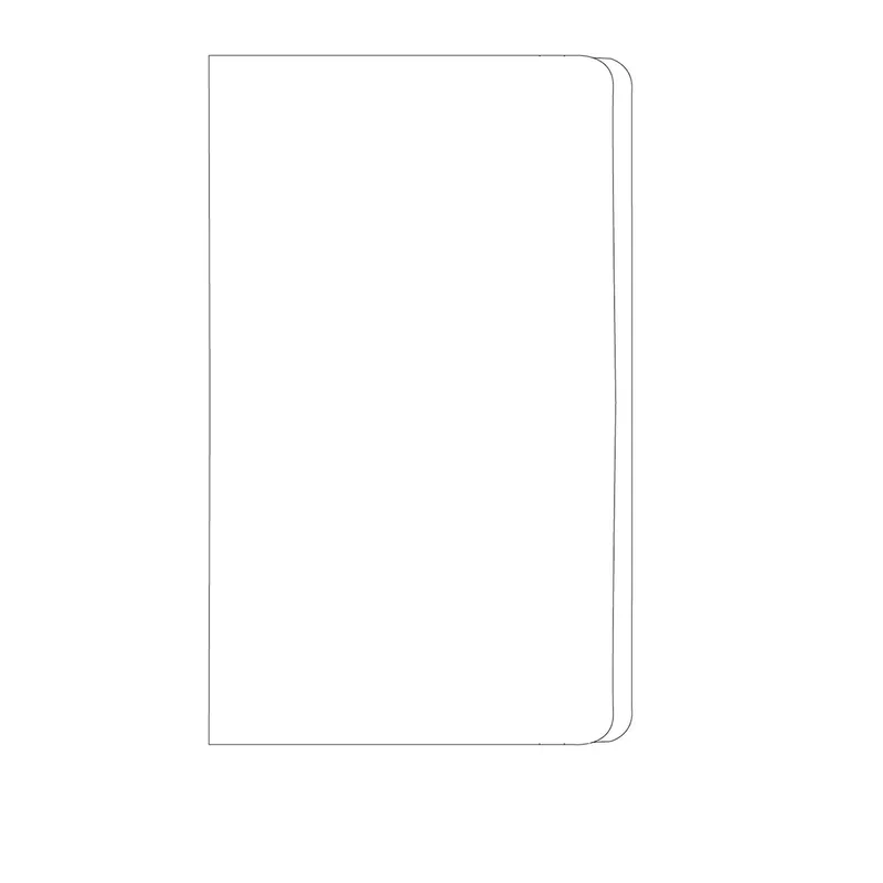 Moleskine Classic Pocket Size Hard Cover Notebook (Ruled) - Black