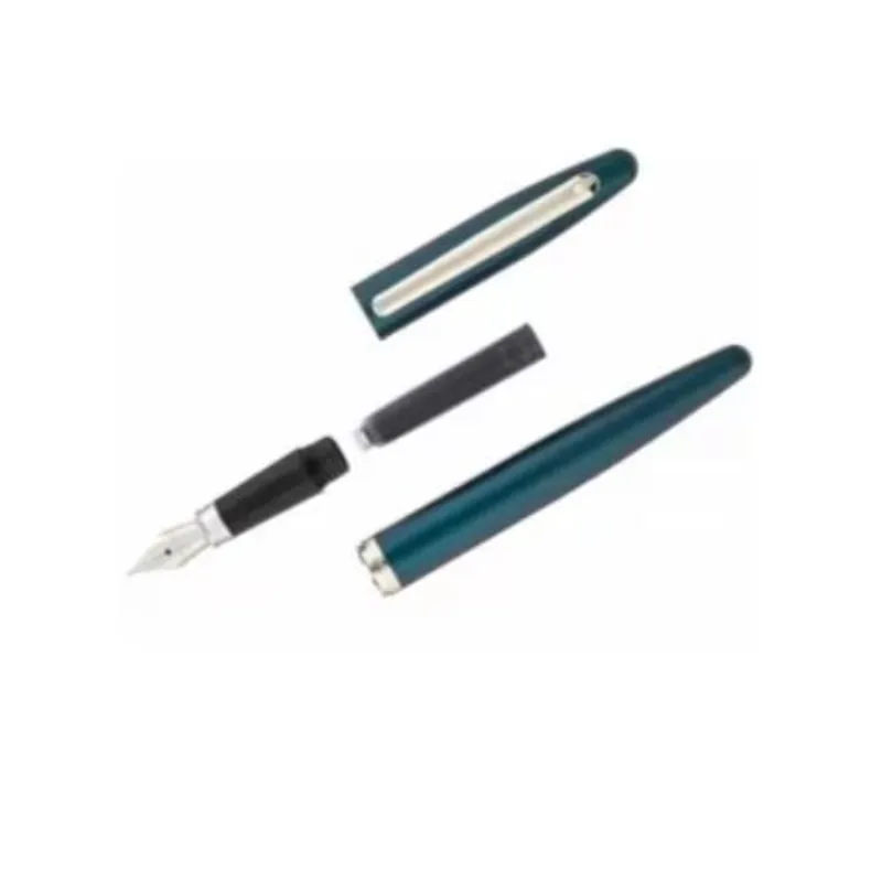Sheaffer 9415 VFM Fountain Pen (Medium) Peacock Blue with Chrome Plated Trim