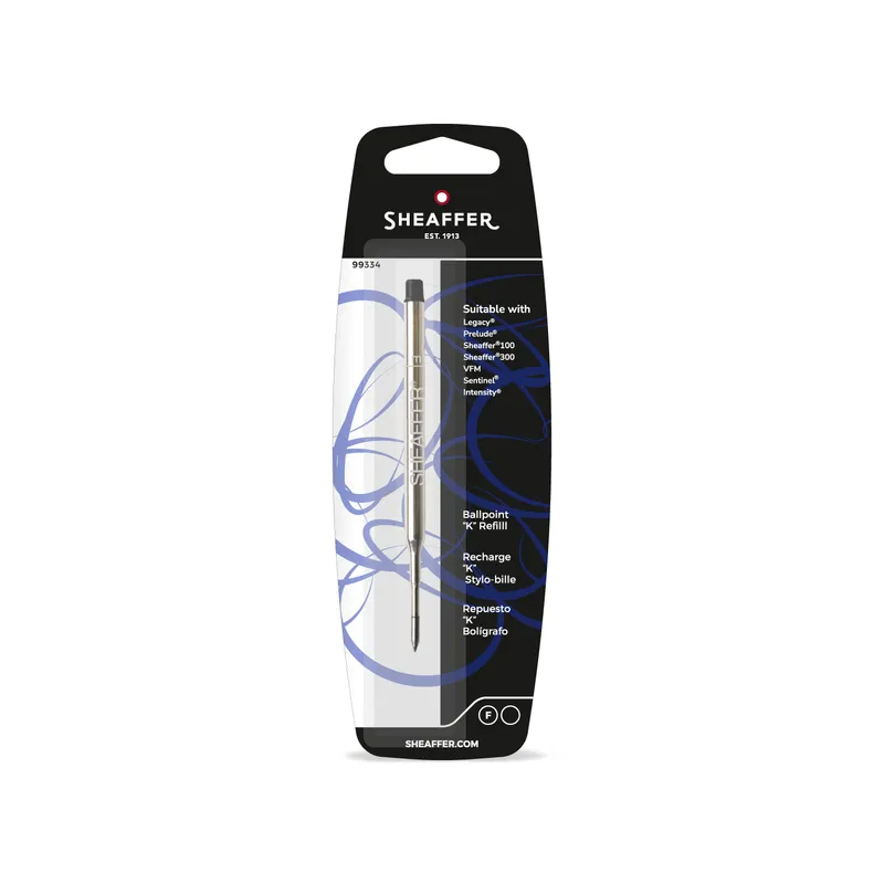Sheaffer K Style Ballpoint Refill (Fine) Black