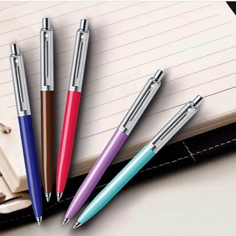Sheaffer 321 Sentinel Ballpoint Pen Fuchsia Pink with Chrome Trim