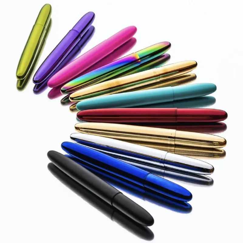 Fisher Space 400TBLCL Bullet Ballpoint pen with chrome grip & chrome clip Tahitian Blue
