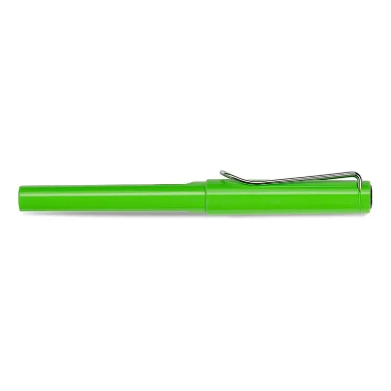 Lamy Safari 013 Fountain Pen Fine Green With Chrome Plated Clip
