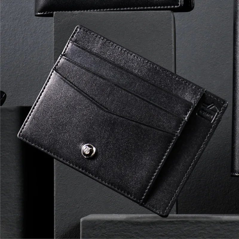 Lapis Bard Mayfair Credit Card Holder - Black