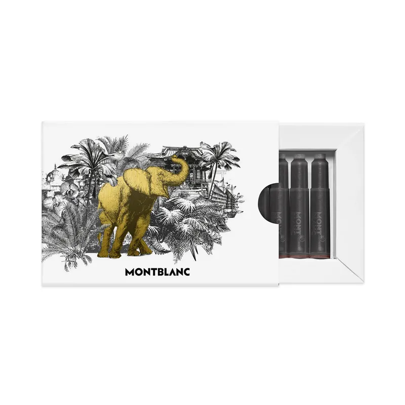 Montblanc 130291 MeisterstÃ¼ck 'Around The World In 80 Days' Ink Cartridge (8 Cartridges/Pack) - Brown